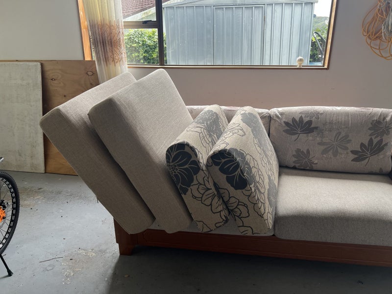 Solid Wood Sofa + Extra New Cushions64463270529155111