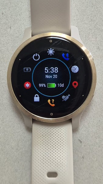 Garmin Venu 2s Woman's Smart Watch Gold Bezel with Tundra band64463674750850113