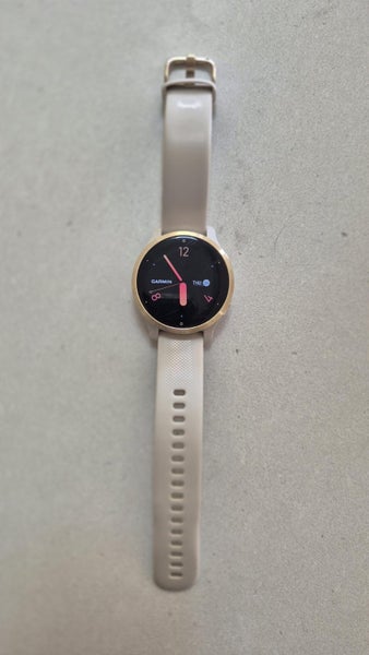 Garmin Venu 2s Woman's Smart Watch Gold Bezel with Tundra band64463674750850110