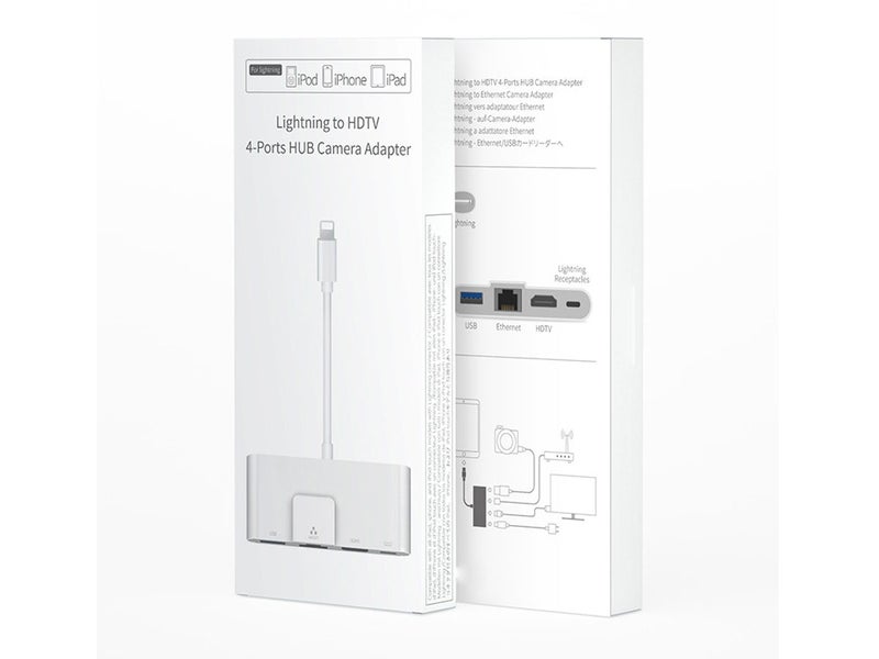 4 in 1 Lightning to Ethernet OTG Adapter Carousel 12
