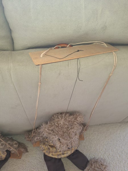 Hanging Teady bears Male & Female, cost $200 from collectors shop n Ponsonby Carousel 12