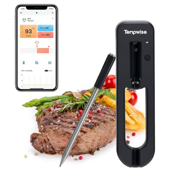 Wire-free Meat Thermometer Bluetooth Food Probe Carousel 1