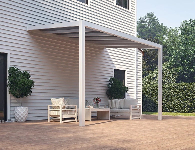 Coastal Patio Cover Collection 4x3 White Carousel 2