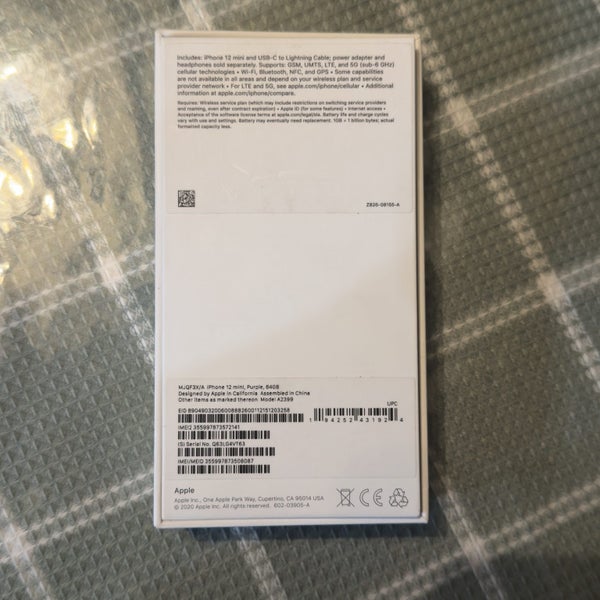 iPhone 12 Mini - 64GB - Purple64502768168451113