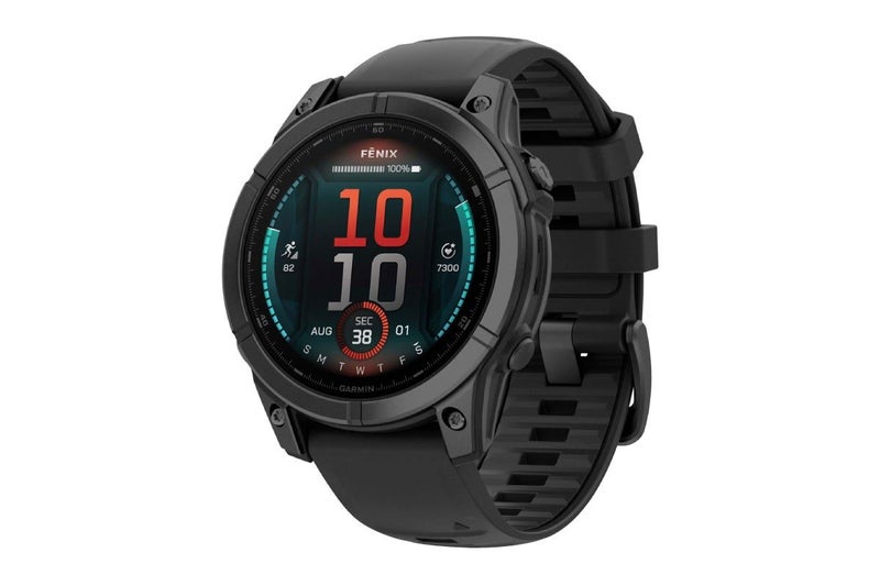 Garmin Fenix E Smart Sports Watch (Slate Grey/Black Band, 47mm), Carousel 1