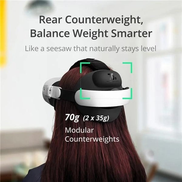 Adjustable Vr Head Strap For Quest 3S / 3 Carousel 2
