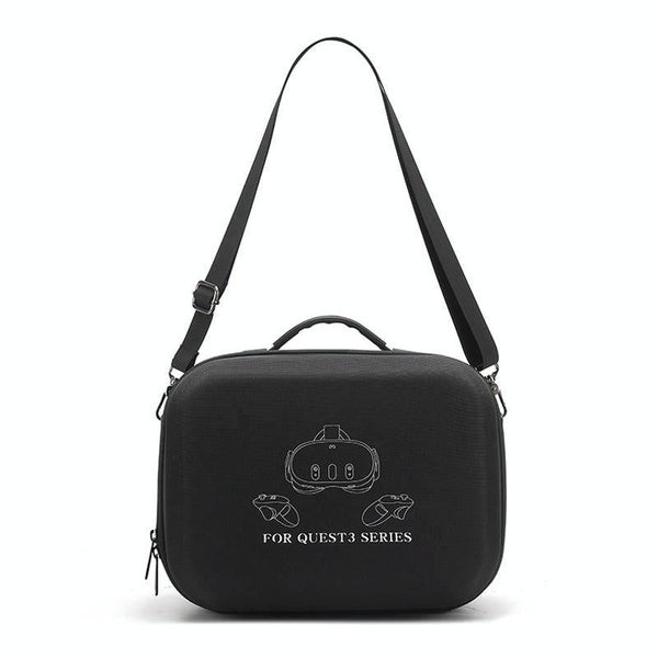 Vr Headset Console Storage Bag For Meta Quest 3 / 3S Black Carousel 1