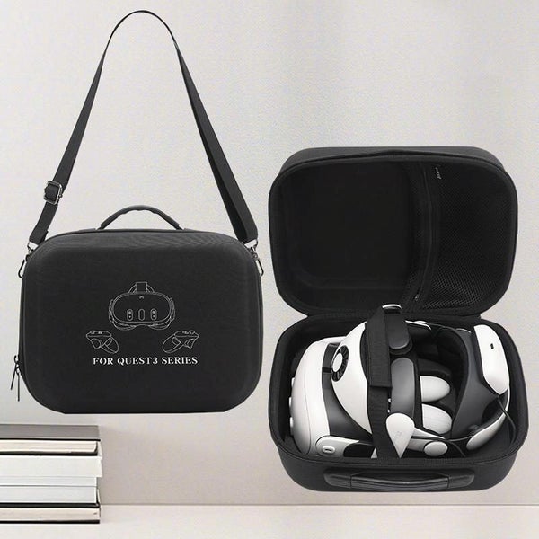 Vr Headset Console Storage Bag For Meta Quest 3 / 3S Black Carousel 2