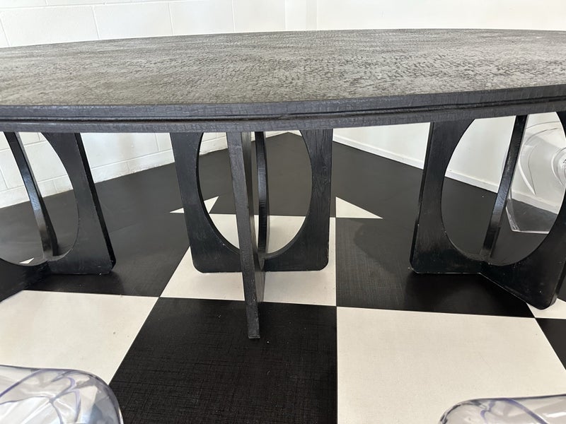 Dining or Office Black textured Table64469745563138110