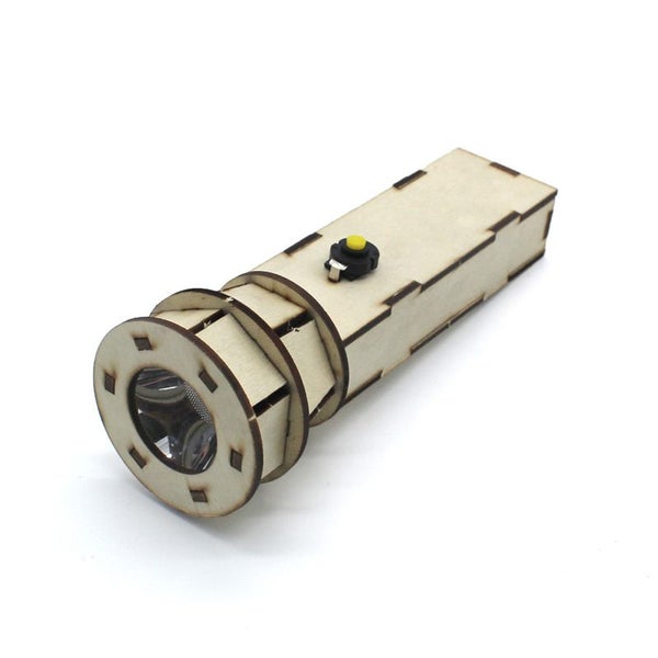 DIY Wooden Flashlight Science Experiment Kit Carousel 1