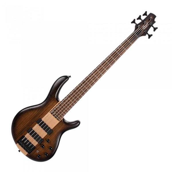 Cort C5PLUSOVMH Artisan C5 5 String Bass Guitar (Antique Brown Burst) Carousel 1