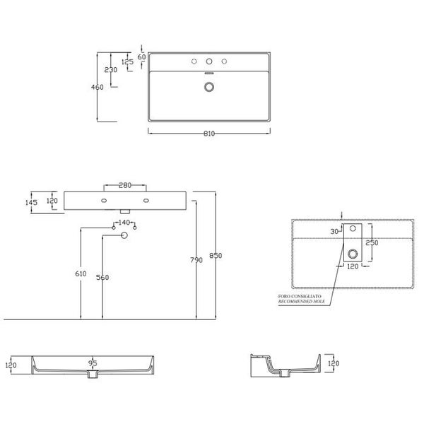 KIUB WALL BASIN 810 X 460 - DELETED LINE Carousel 2