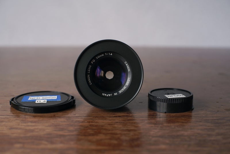 Canon FD 50mm f1.4 w/ focus gear Carousel 1
