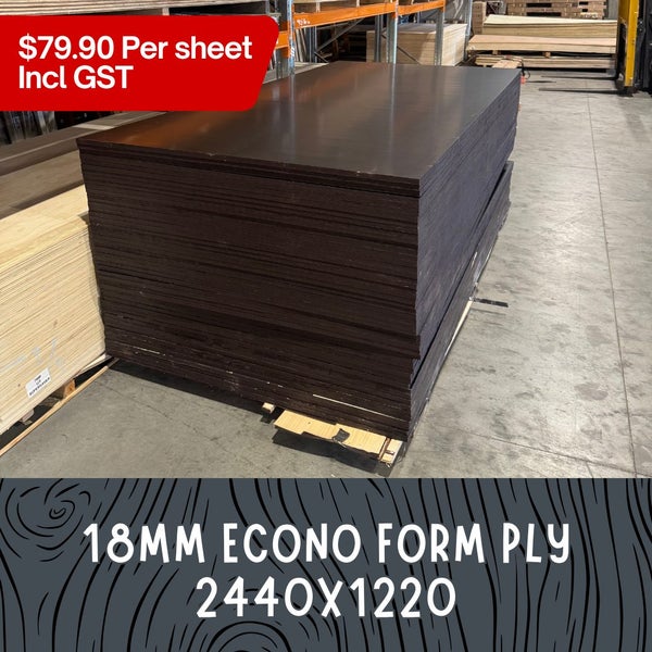 2.44x1.22m 18mm FORMPLY NON STRUCTURAL Carousel 1