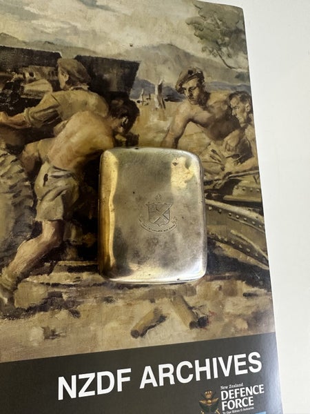 Wiremu Ngata (Son of Sir Apirana Ngata) sterling silver case & military records Carousel 15