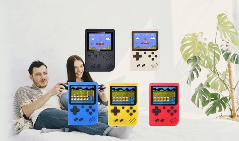 Portable Retro Handheld Video Game Console with Built-in 500 Games Carousel 10