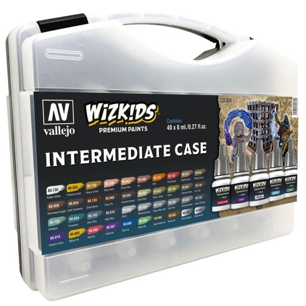 Vallejo AV80261 Wizkids Premium Paint Set Intermediate Case Carousel 1