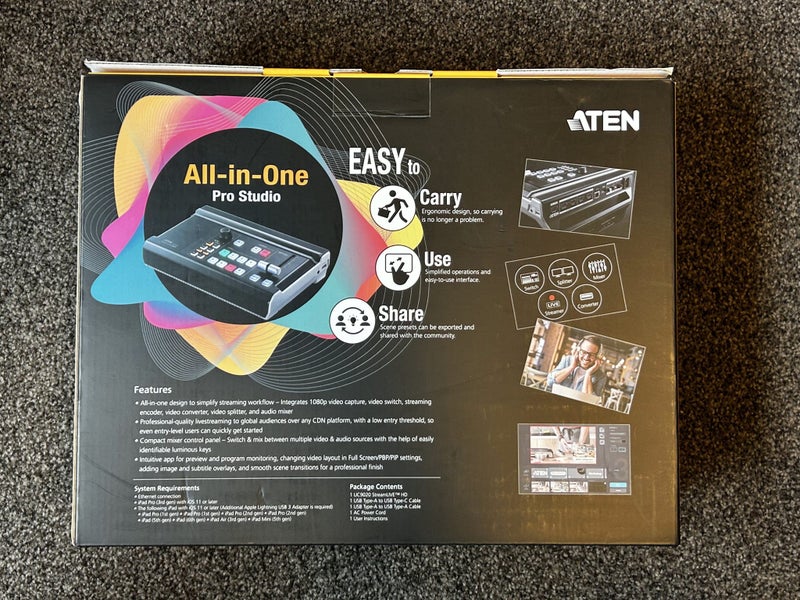 ATEN StreamLIVE HD UC9020 – Live Streaming Video Mixer Carousel 3