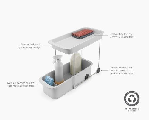 Joseph Joseph CupboardStore™ 2-Tier Caddy Carousel 2