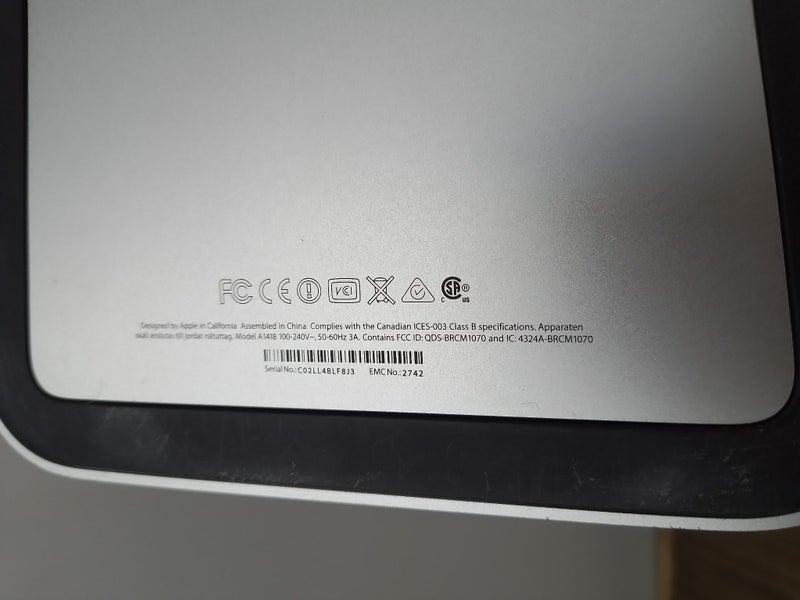 iMac A1418 21.5" Apple Computer Late 2013 Model - $1 Reserve Charity Auction! Carousel 2