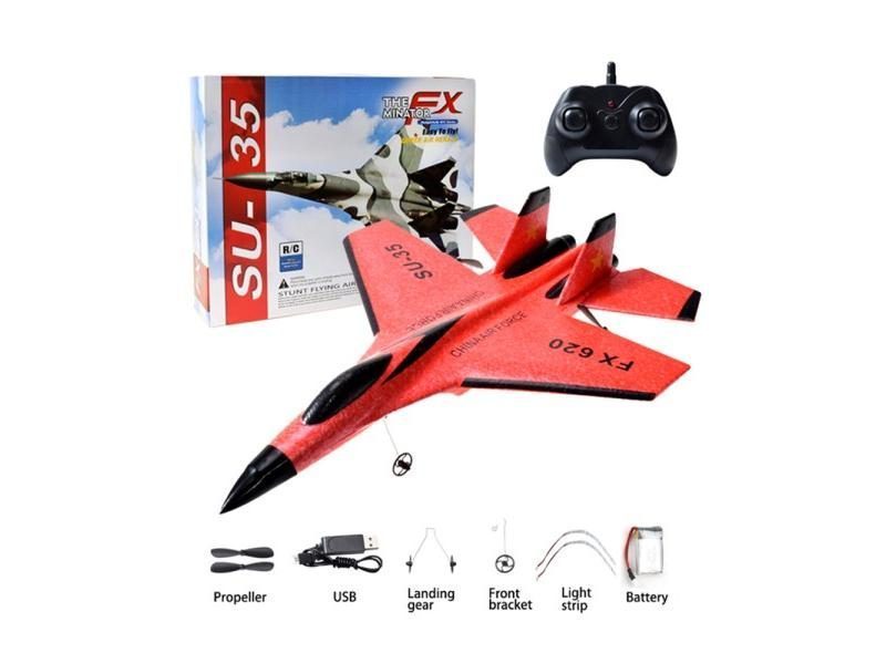 SU-35 RC Foam Airplane 2.4G RC Fighter Radio Control Glider EPP Foam Toy Carousel 1