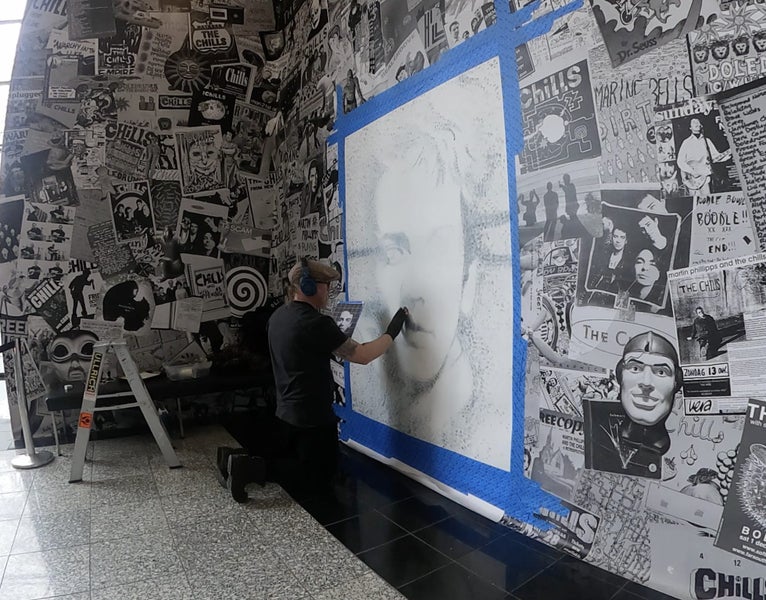 Martin Phillipps fingerprint portrait by Tom Fox Carousel 2