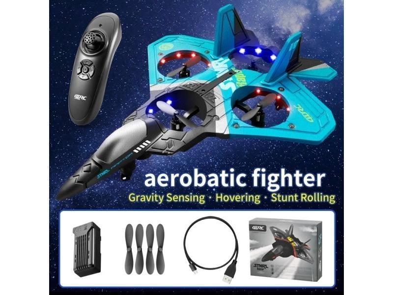 4DRC V17 RC Remote Control Airplane 2.4G Radio Control Fighter Hobby Plane Carousel 4