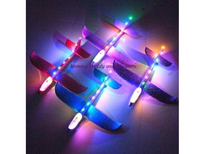 Foam Hand Throwing Airplanes Toy 37cm 48cm Flight Mode Glider Inertia Planes Carousel 4