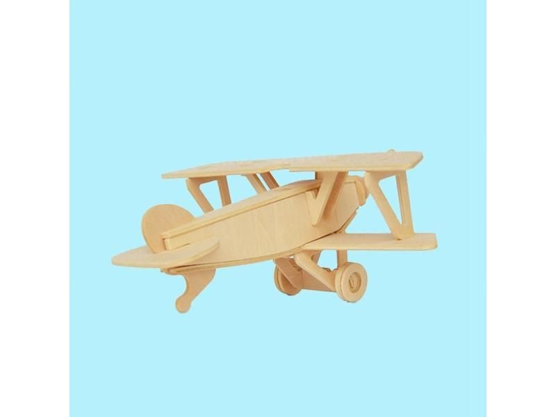 Wooden Airplane Plane Puzzlekits For Kids Adults DIY Kit Carousel 2