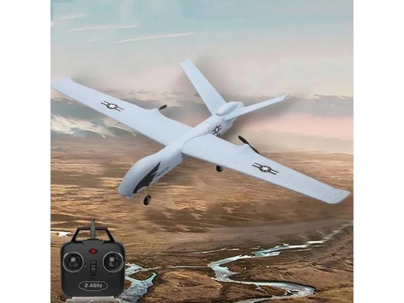 Z51 Predator RC Glider 2.4G 2CH Hand Throwing Foam Plane With Light Fixed 660MM Carousel 1