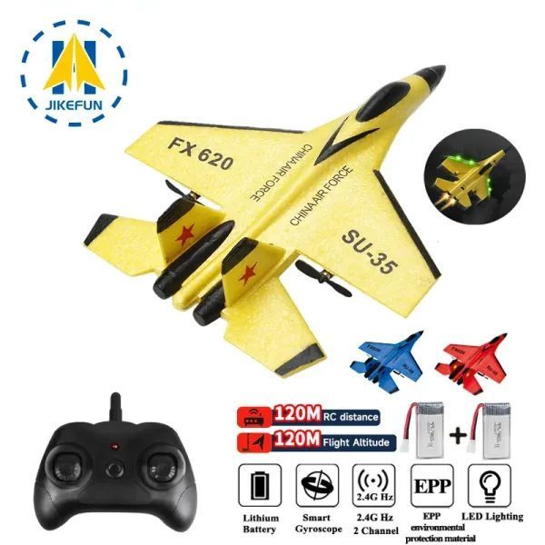 RC Foam Aircraft SU-35 Plane 2.4G Radio Control Glider Remote Control Fighter Carousel 2