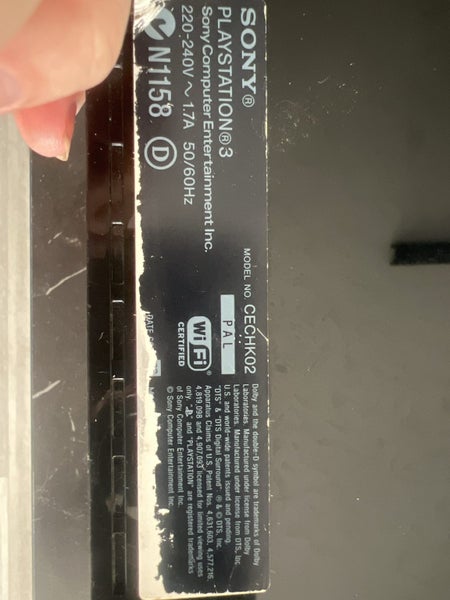 PS3 console plus controller - no power cable Carousel 3