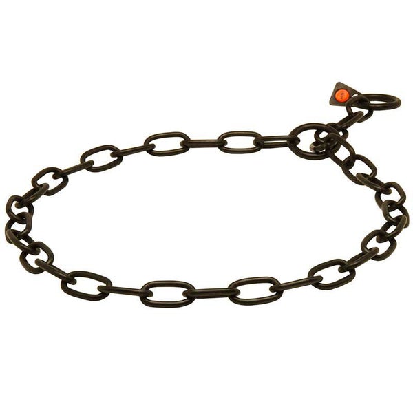 Sprenger Dog Chain Black Stainless Steel Fur Saver 3Mm X 61Cm Carousel 1