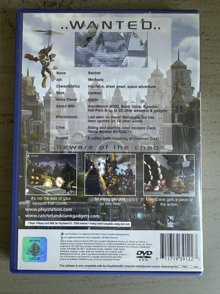 PS2 - RATCHET & CLANK Carousel 2