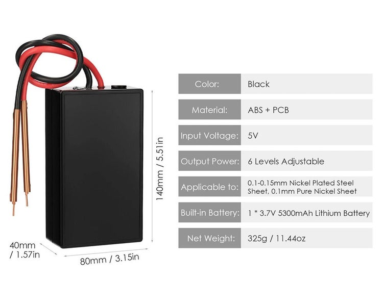 DIY Portable Mini Spot Welder Machine 6 Gears Battery Welding Tool Carousel 2