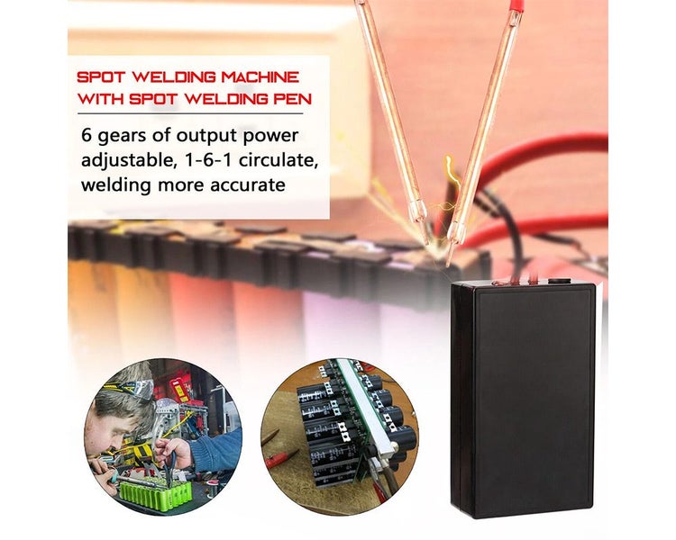 DIY Portable Mini Spot Welder Machine 6 Gears Battery Welding Tool Carousel 7