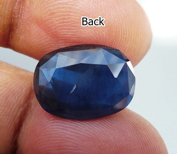 8.63CT VITREOUS HUGE 100% NATURAL DEEP BLUE SAPPHIRE Carousel 5