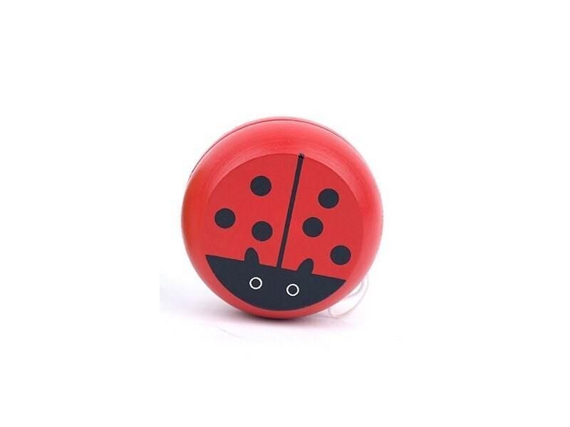 Red Cute Animal Yo-yo Toys Bearing Professional Yoyo Toys Wood High Precision Carousel 1