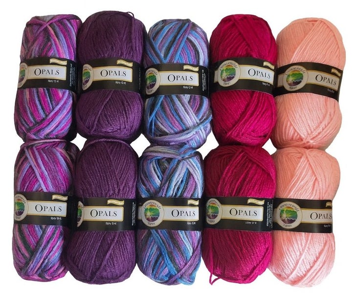 Countrywide Yarns Opals 8ply - 10 pack ***$1 RESERVE*** Carousel 1