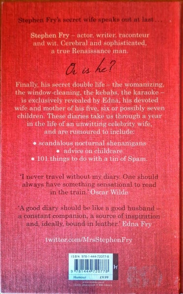 Mrs Fry's Diary By Mrs Stephen Fry (Hardcover) Carousel 2