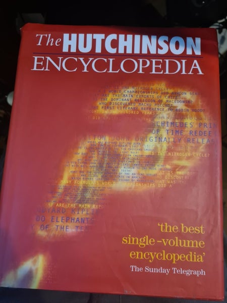 Hutchinson Encyclopedia – Large Hardcover – $1 Reserve64474726732929110
