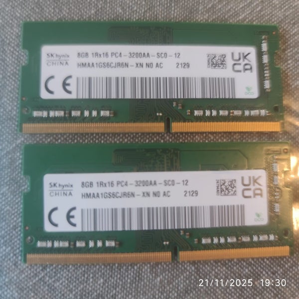Laptop RAM 16gb DDR4 (2x 8gb sticks) Carousel 1