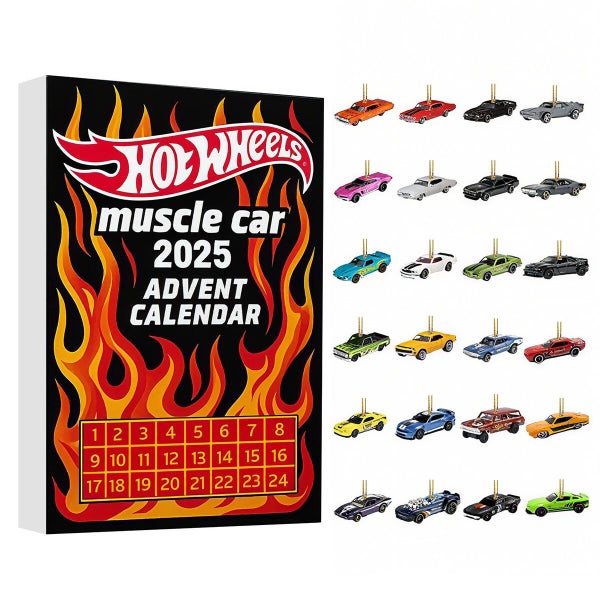 Christmas Muscle Car Advent Calendar Christmas Countdown Calendar Carousel 1