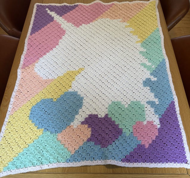 ??? Handmade Crochet Unicorn Blanket ???64475631917315112