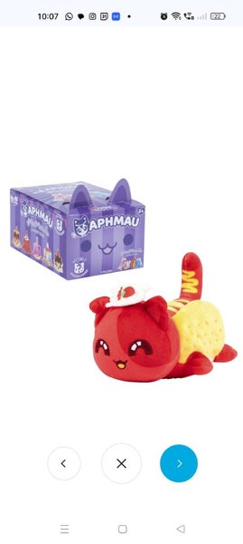 NEW Aphmau Carnival Plush Hot Dog Cat- Litter 7 Carousel 1