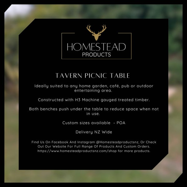 Tavern Style Outdoor Picnic Bench64480529898499112