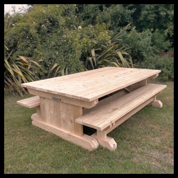 Tavern Style Outdoor Picnic Bench64480529898499114
