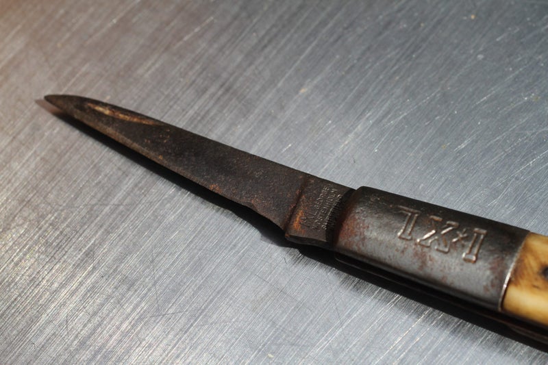 Vintage bone handle IXL pocket knife Carousel 5