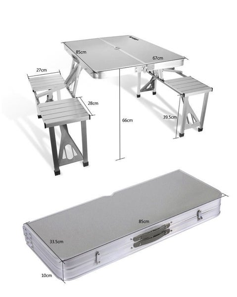CAMPING TABLE WITH CHAIRS65733101295105112