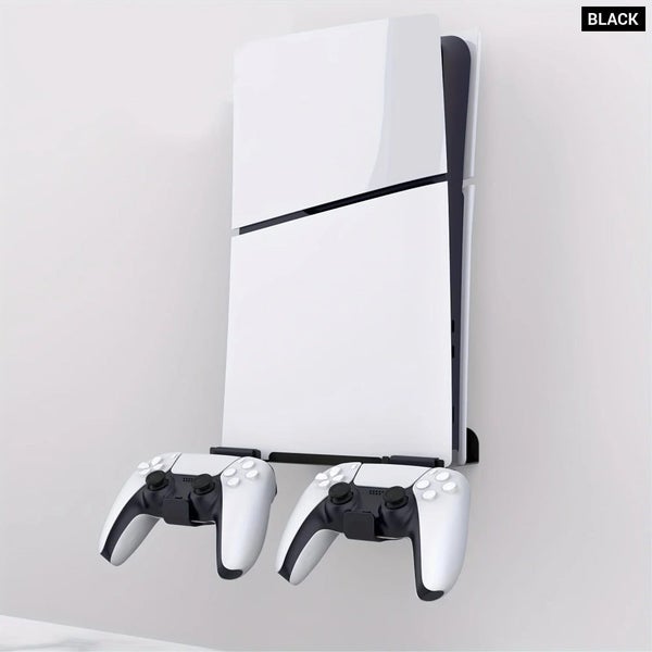 Ps5 Slim Wall Mount Kit With Vertical Stand And Controllers Carousel 1